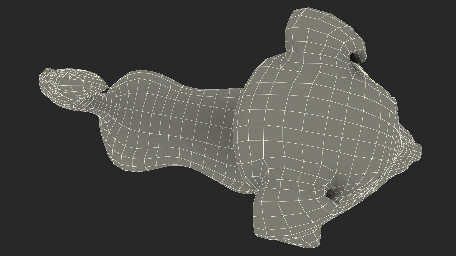 Cartoon Puppy Dog Rigged 3D model