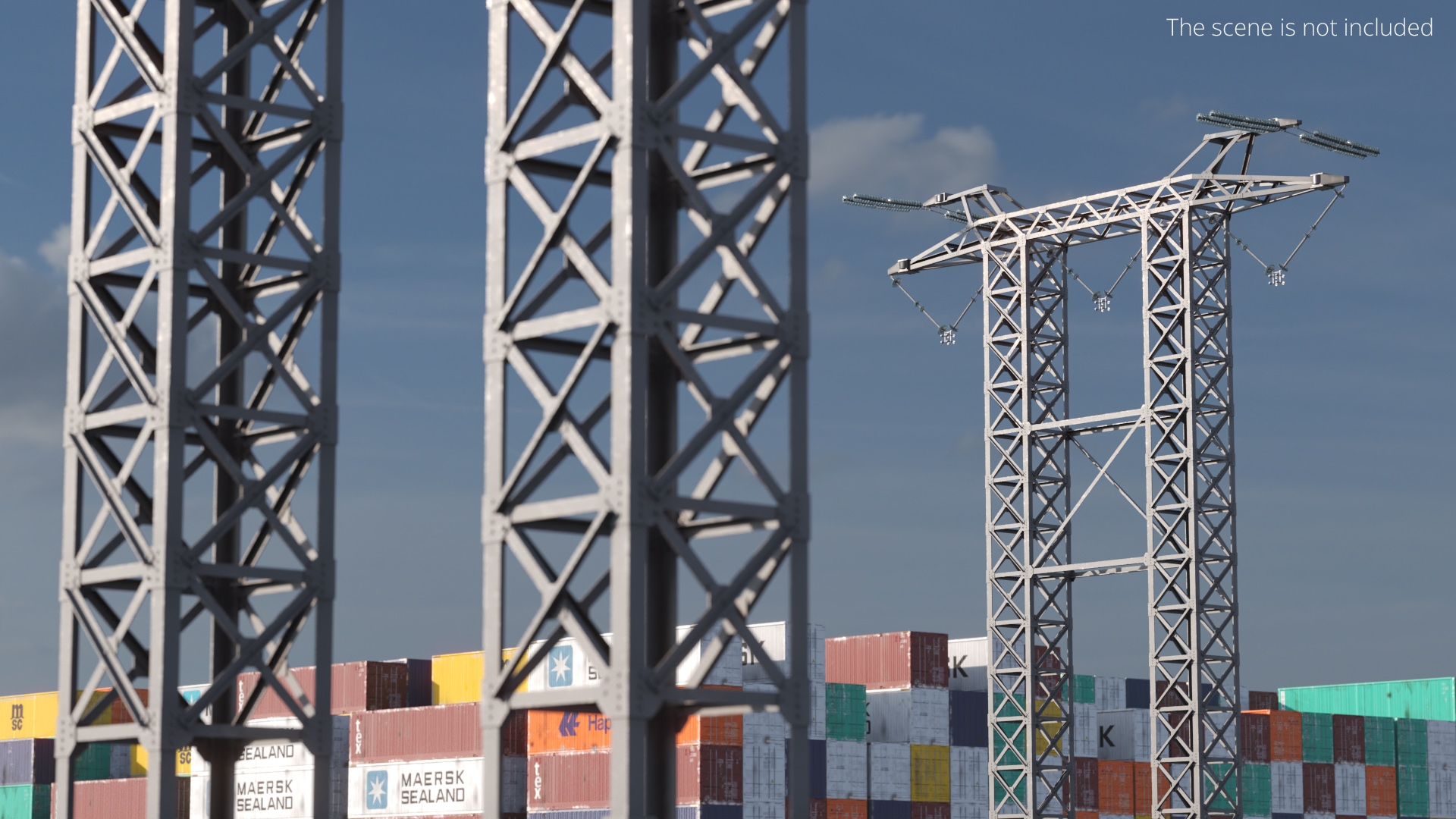 Lattice H Frame Power Structure - view 2