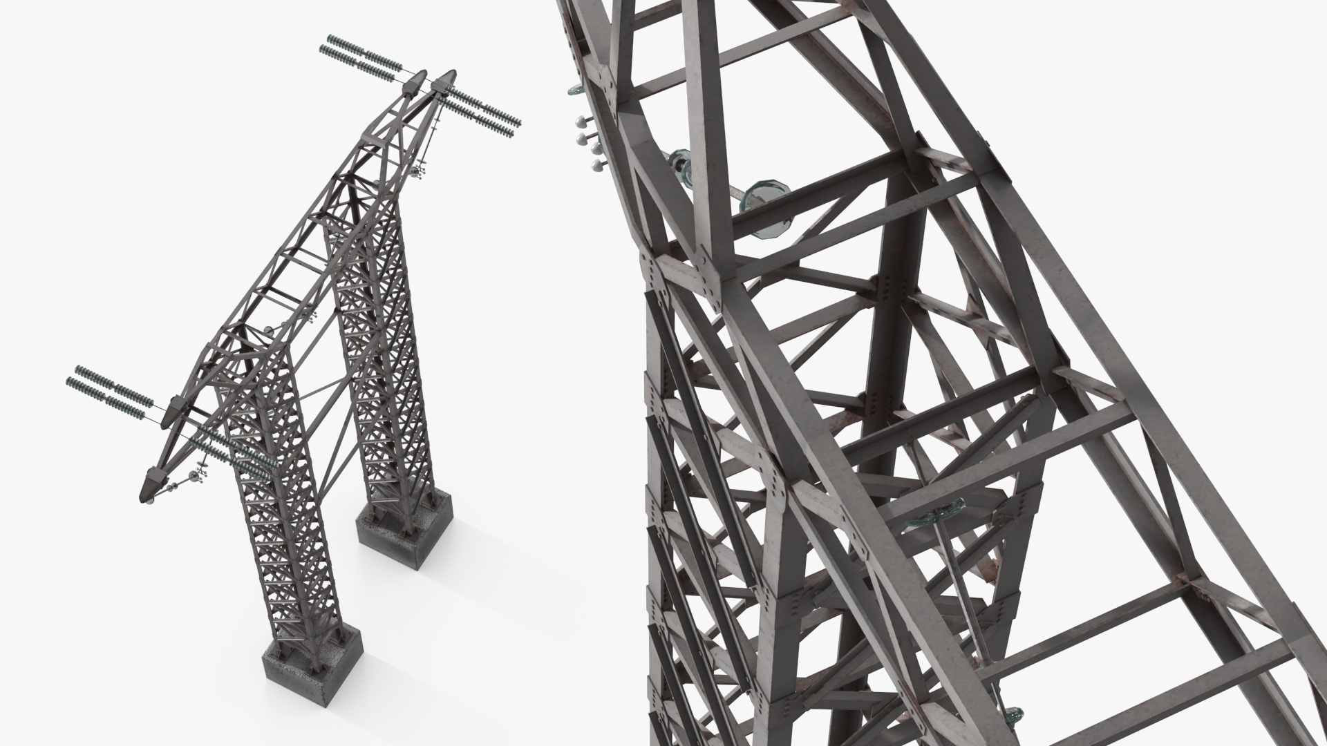 Lattice H Frame Power Structure - view 3