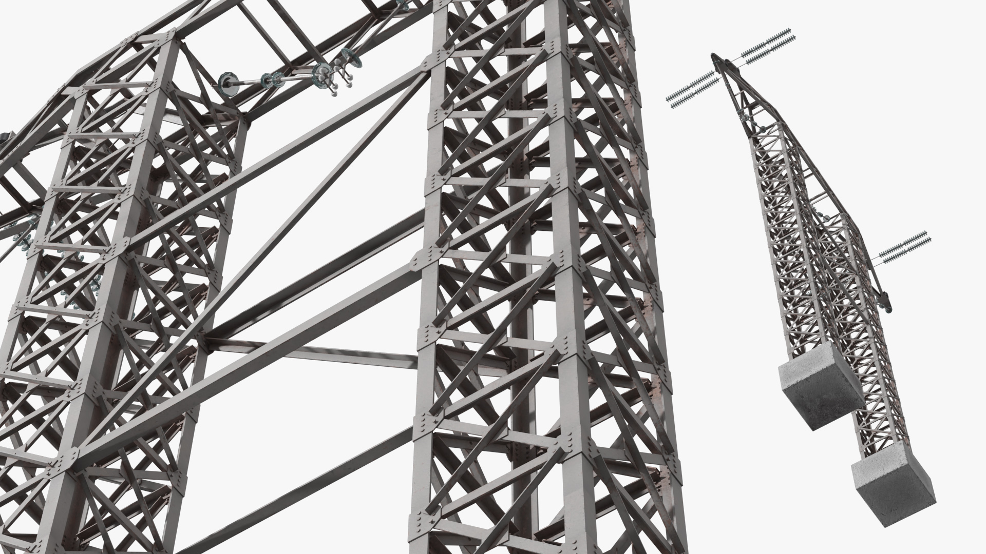 Lattice H Frame Power Structure - view 4