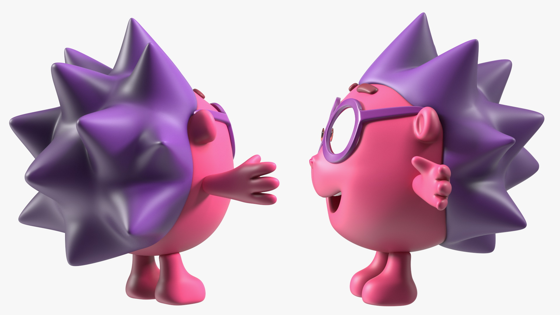 3D Chiko Character Kikoriki Rigged