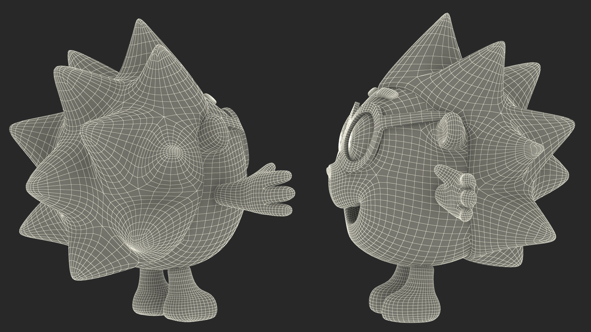 3D Chiko Character Kikoriki Rigged
