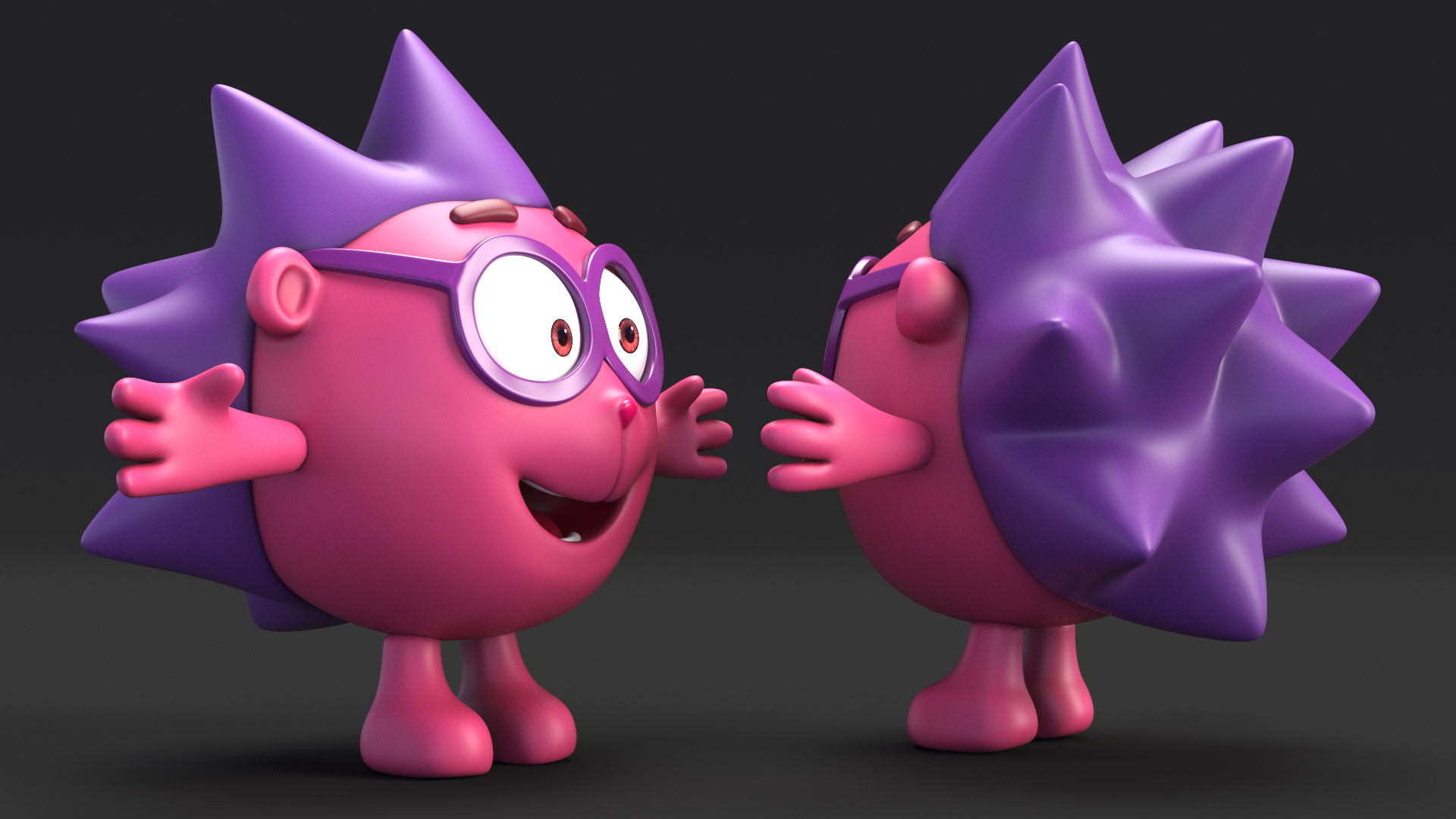 3D Chiko Character Kikoriki Rigged