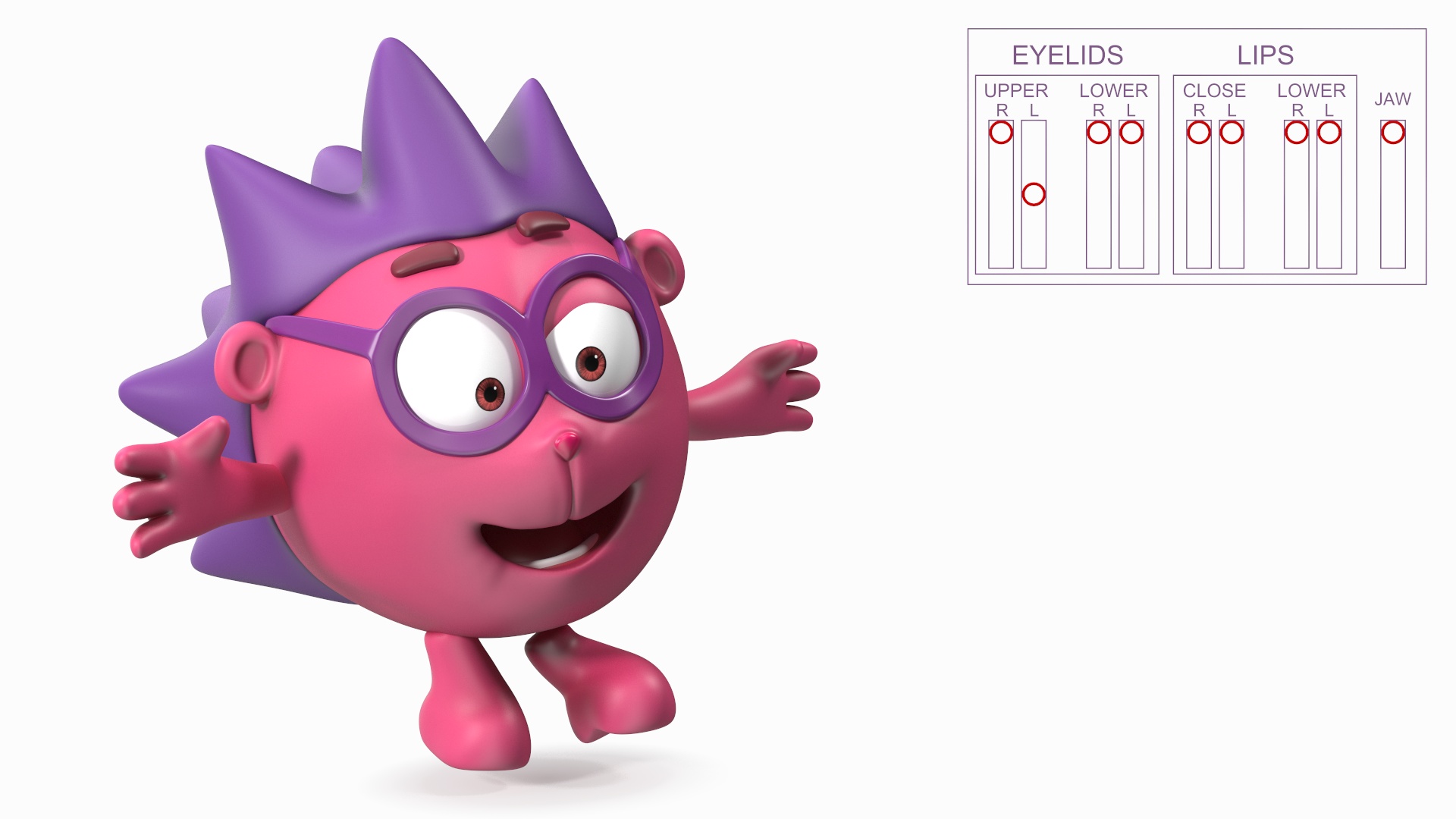 3D Chiko Character Kikoriki Rigged
