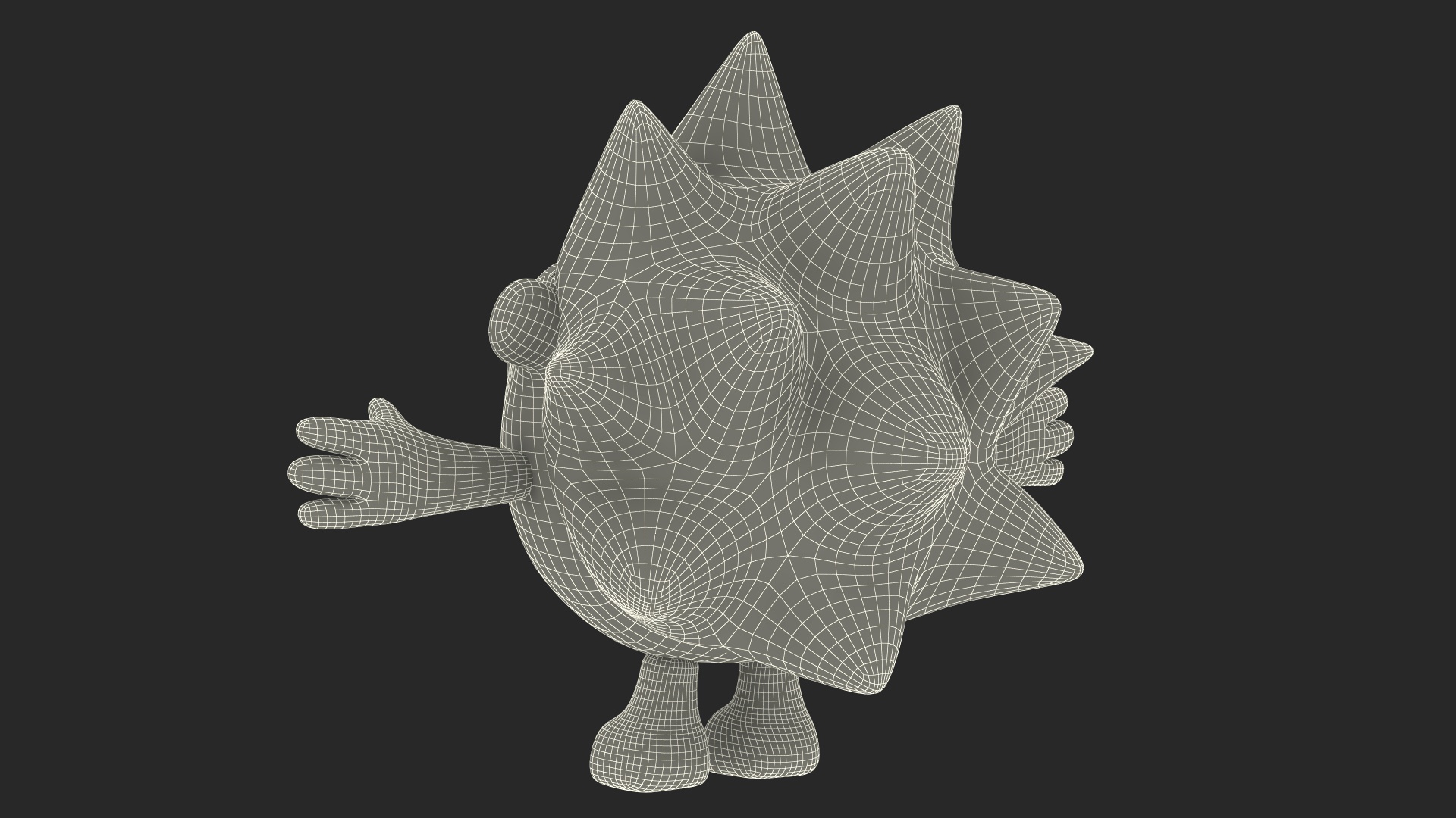 3D Chiko Character Kikoriki Rigged