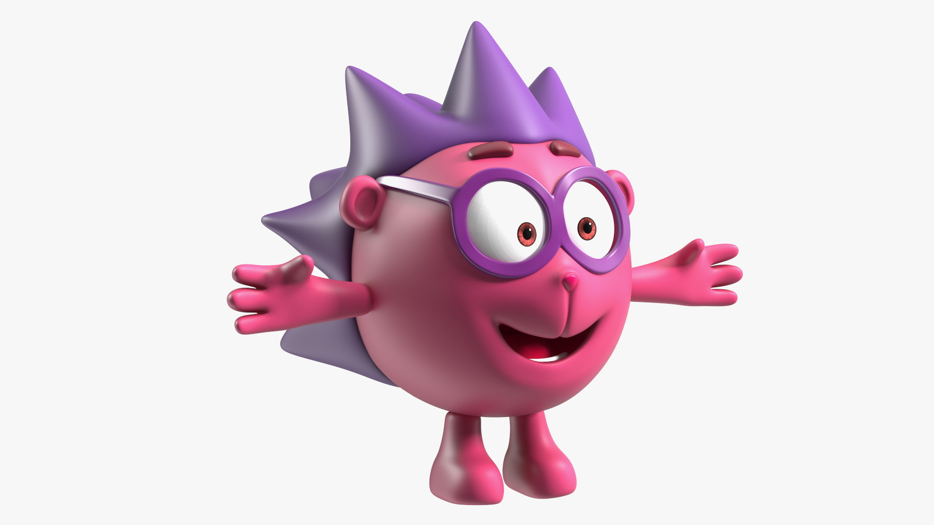 3D Chiko Character Kikoriki Rigged