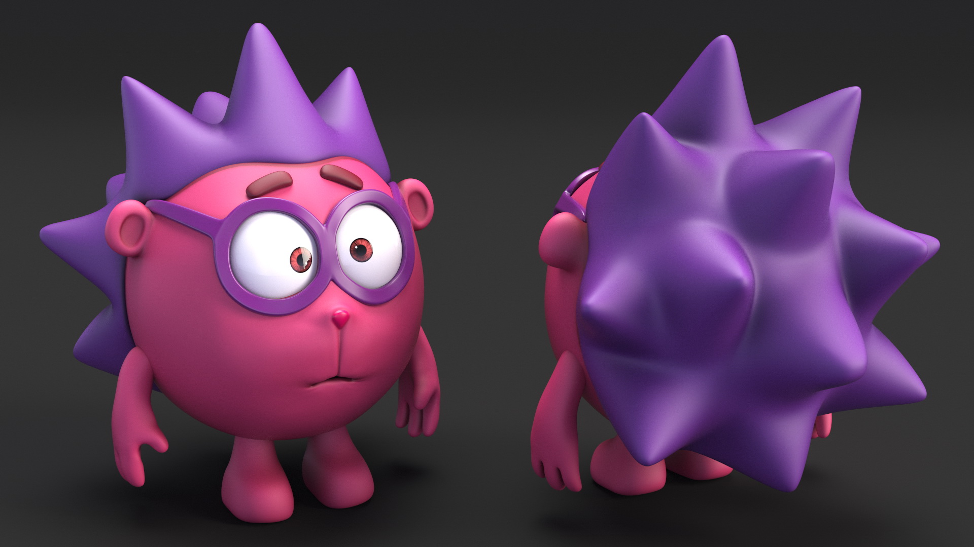 3D Chiko Character Kikoriki Rigged