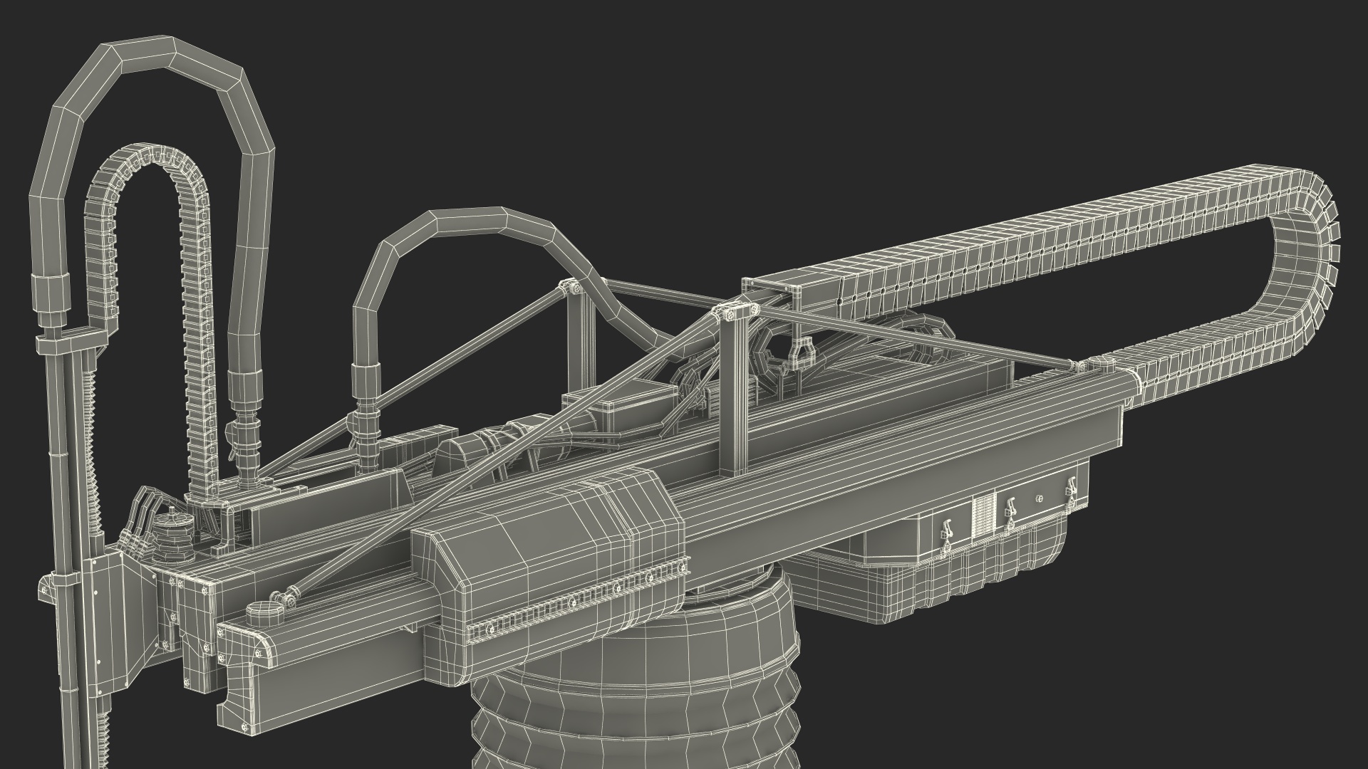 Apis Cor Construction 3D Printer Rigged 3D model