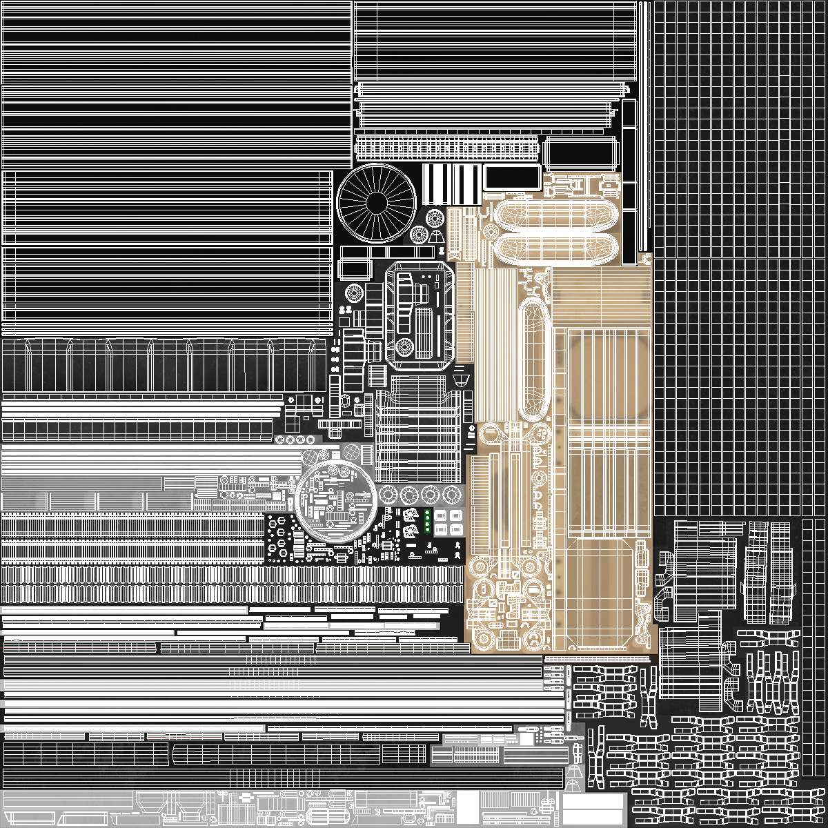 Apis Cor Construction 3D Printer Rigged 3D model