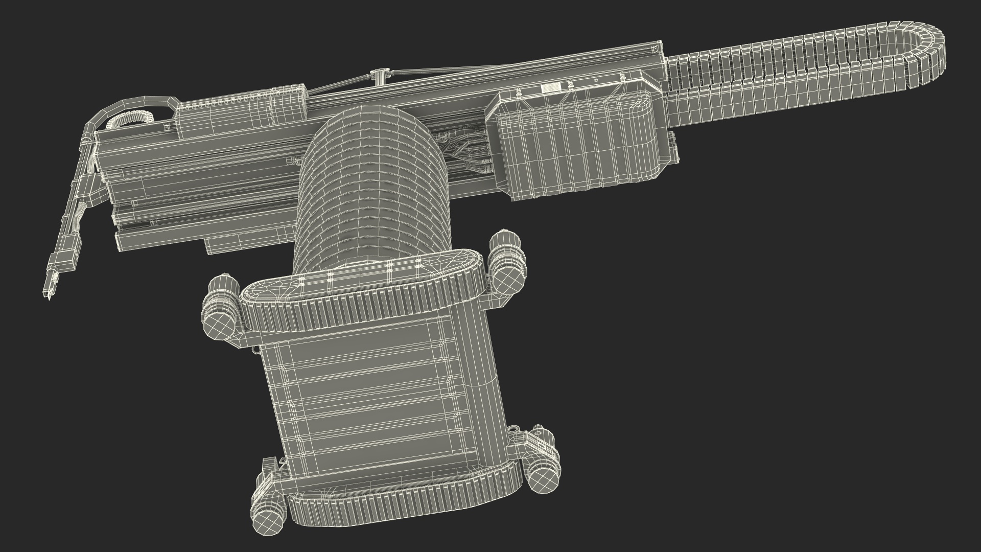 Apis Cor Construction 3D Printer Rigged 3D model