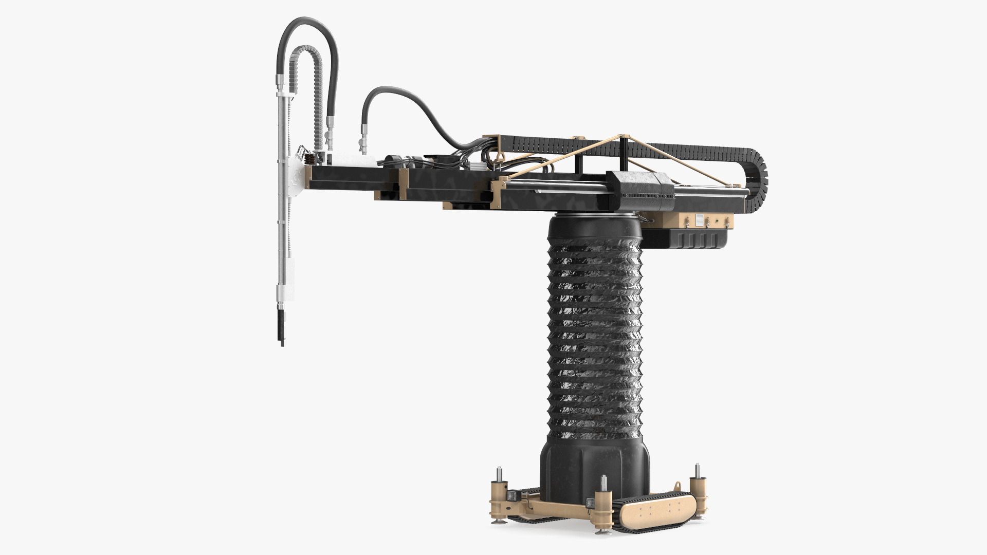 Apis Cor Construction 3D Printer Rigged 3D model