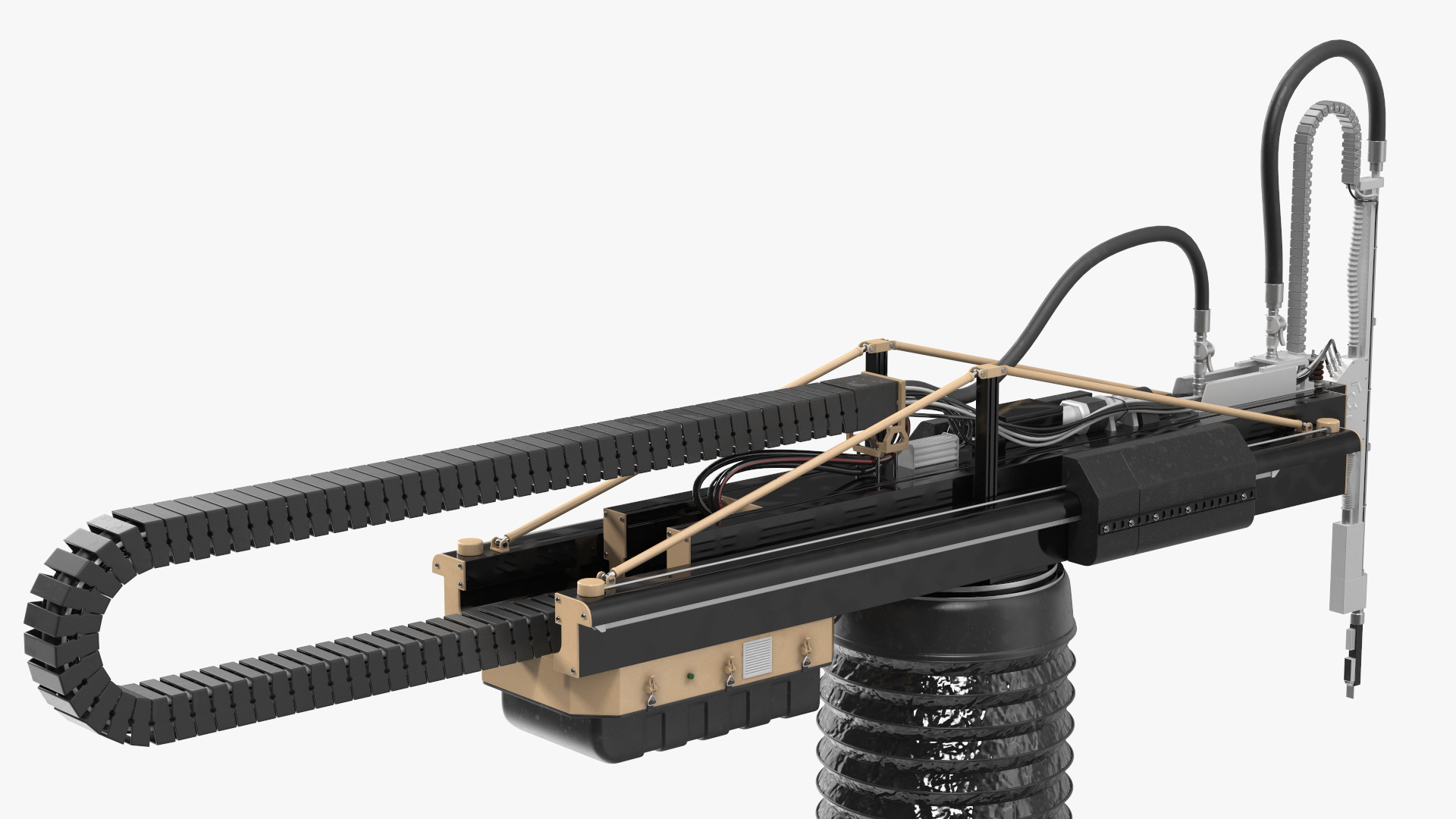 Apis Cor Construction 3D Printer Rigged 3D model