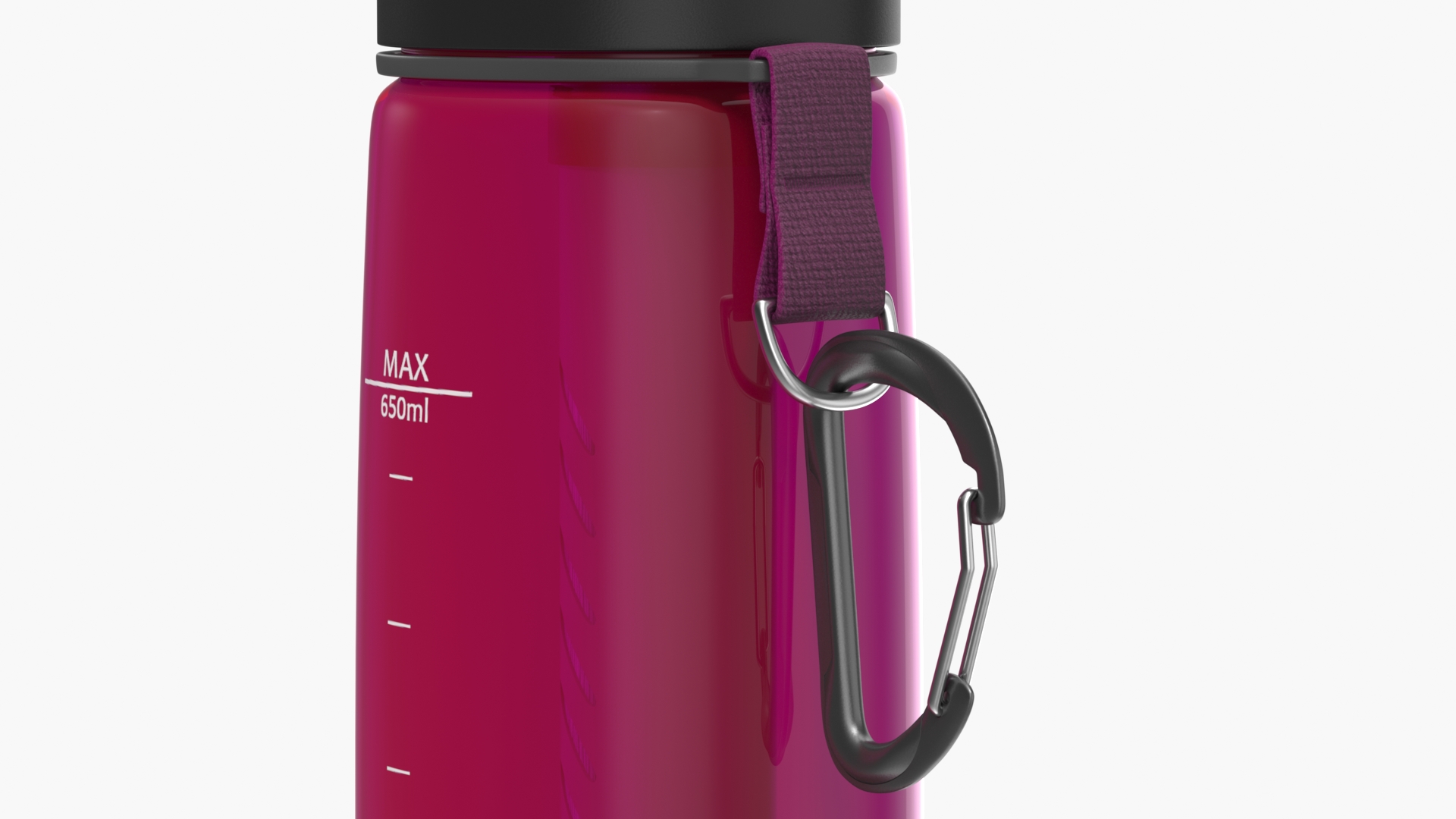 Personal Water Bottle with Filter Red 3D