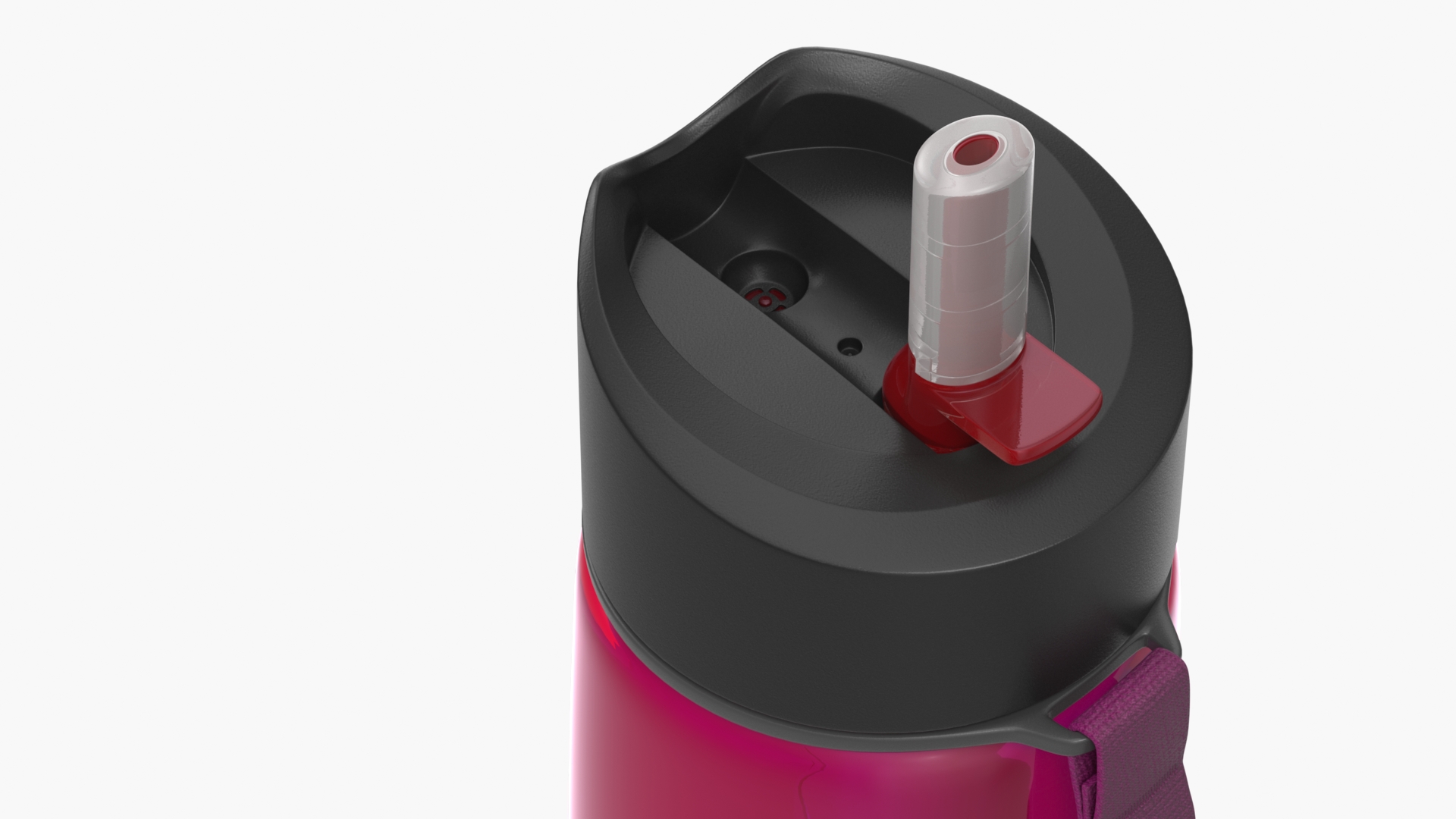 Personal Water Bottle with Filter Red 3D