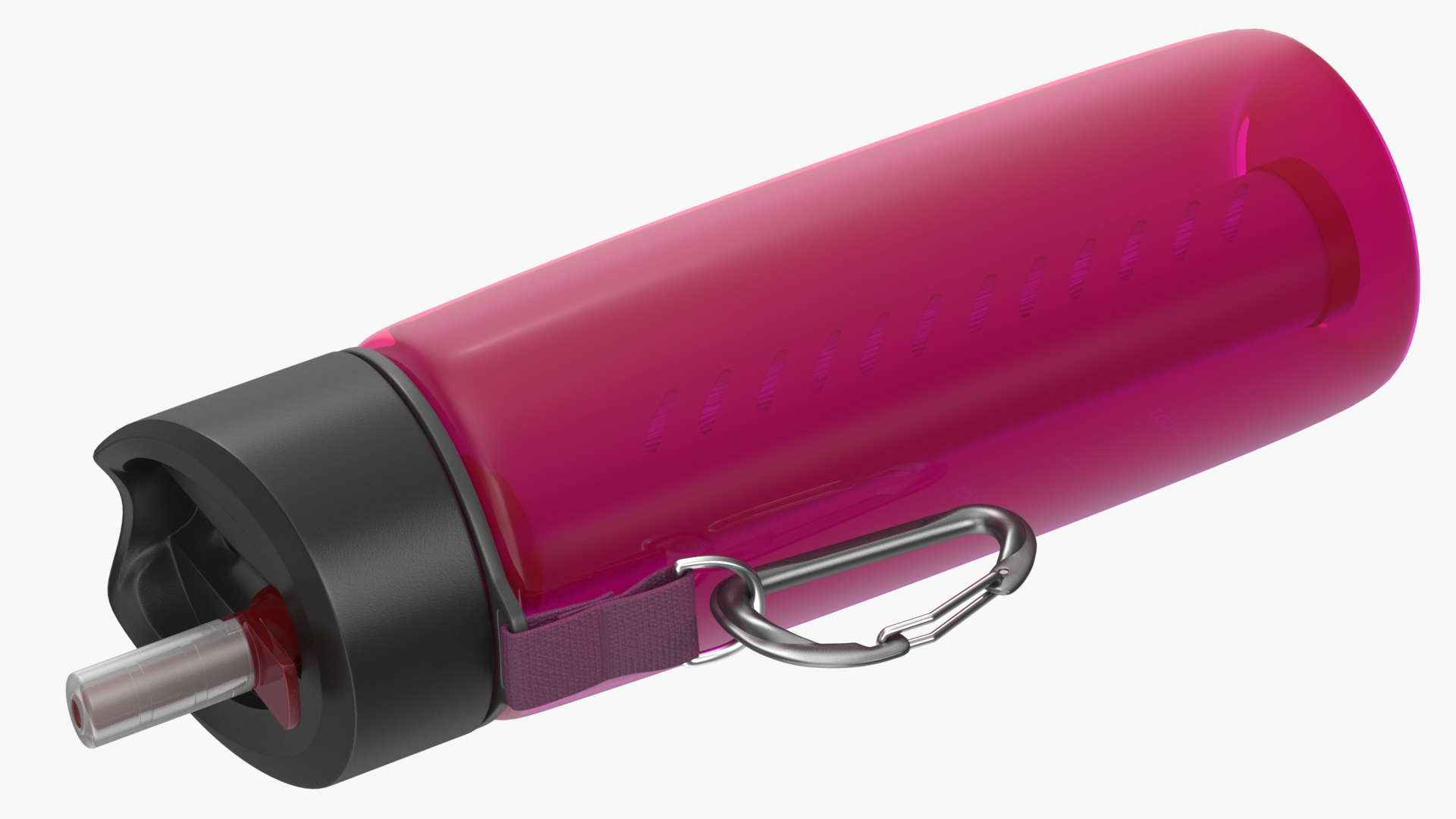 Personal Water Bottle with Filter Red 3D