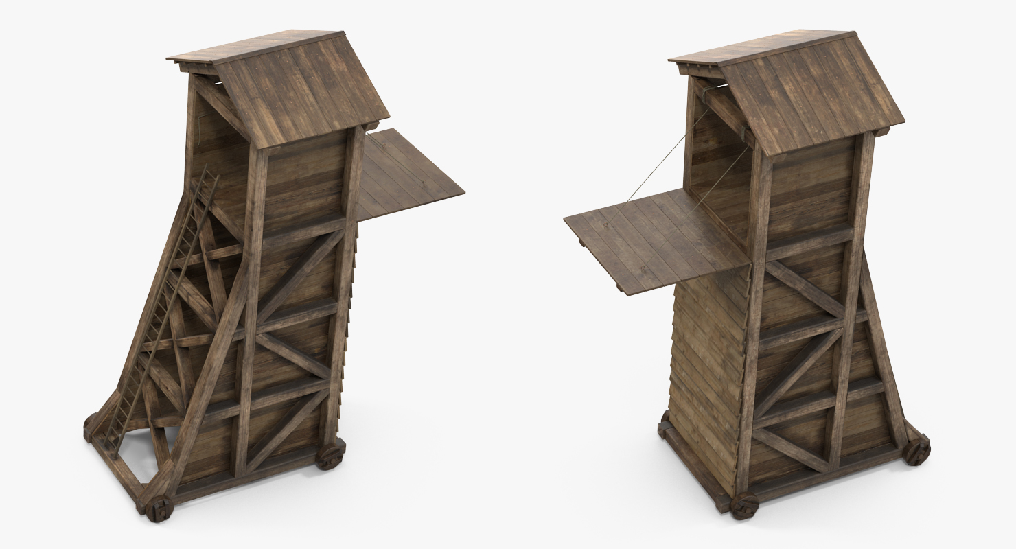 3D model Medieval Siege Tower