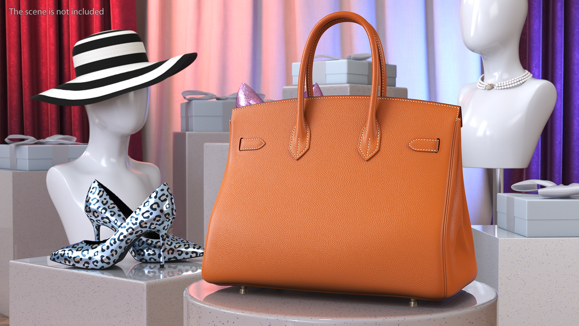 Hermes Birkin Bag 3D