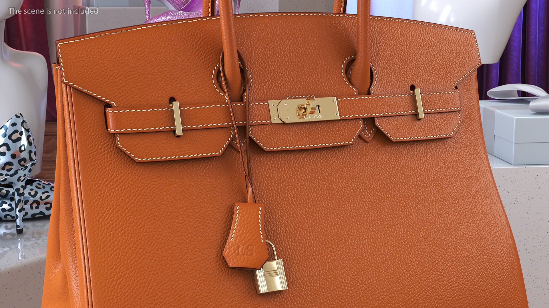 Hermes Birkin Bag 3D