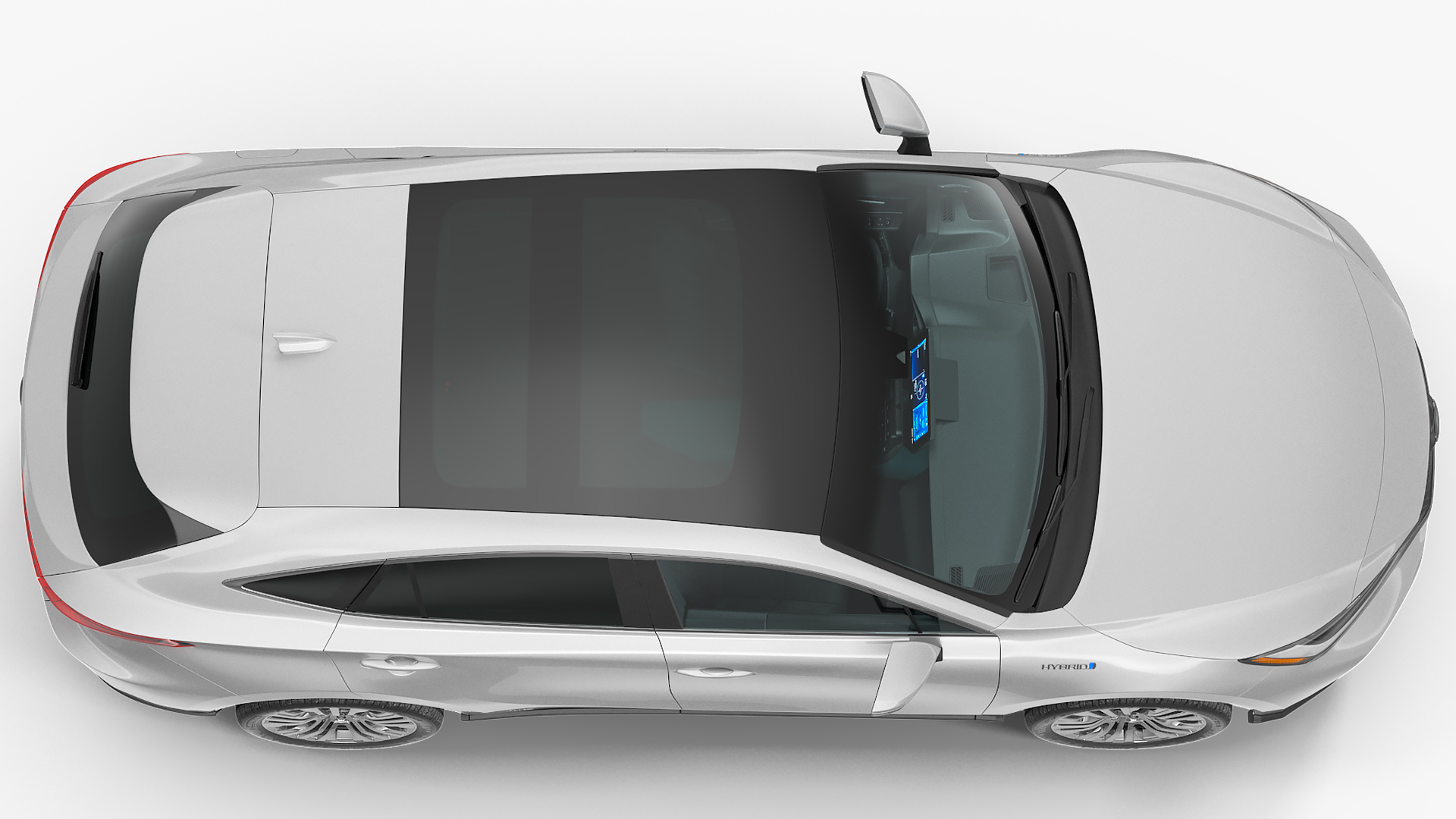 3D Hybrid SUV Toyota Venza model