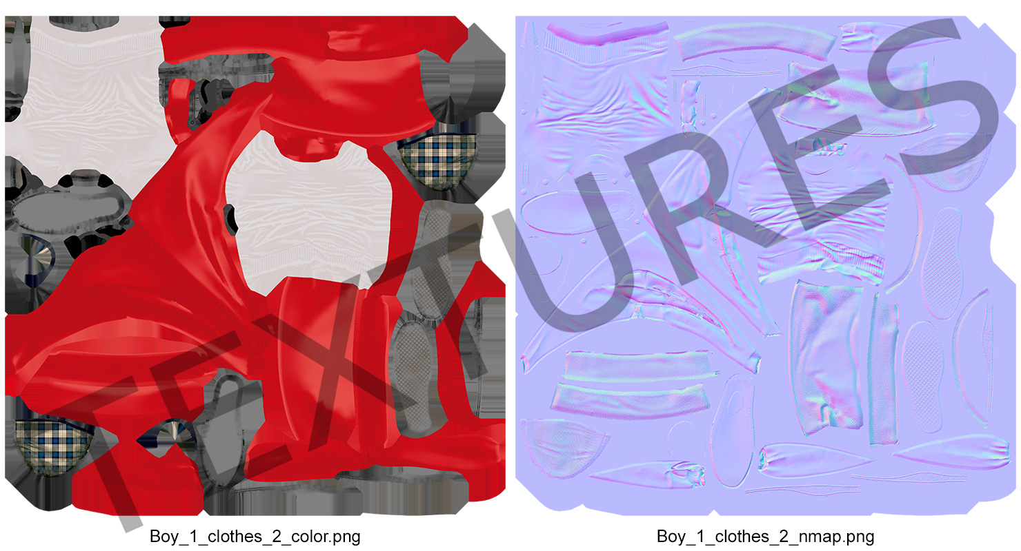 3D model Silk Red Pioneer Tie