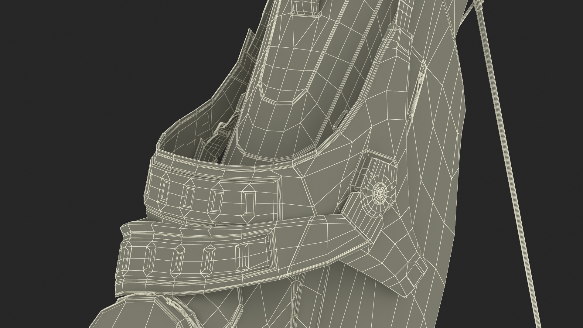 Golf Bag with Stand 3D model