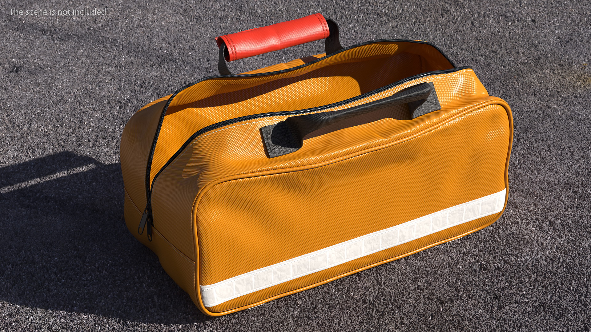 First Secure Car Travel Kit Bag Open Empty 3D
