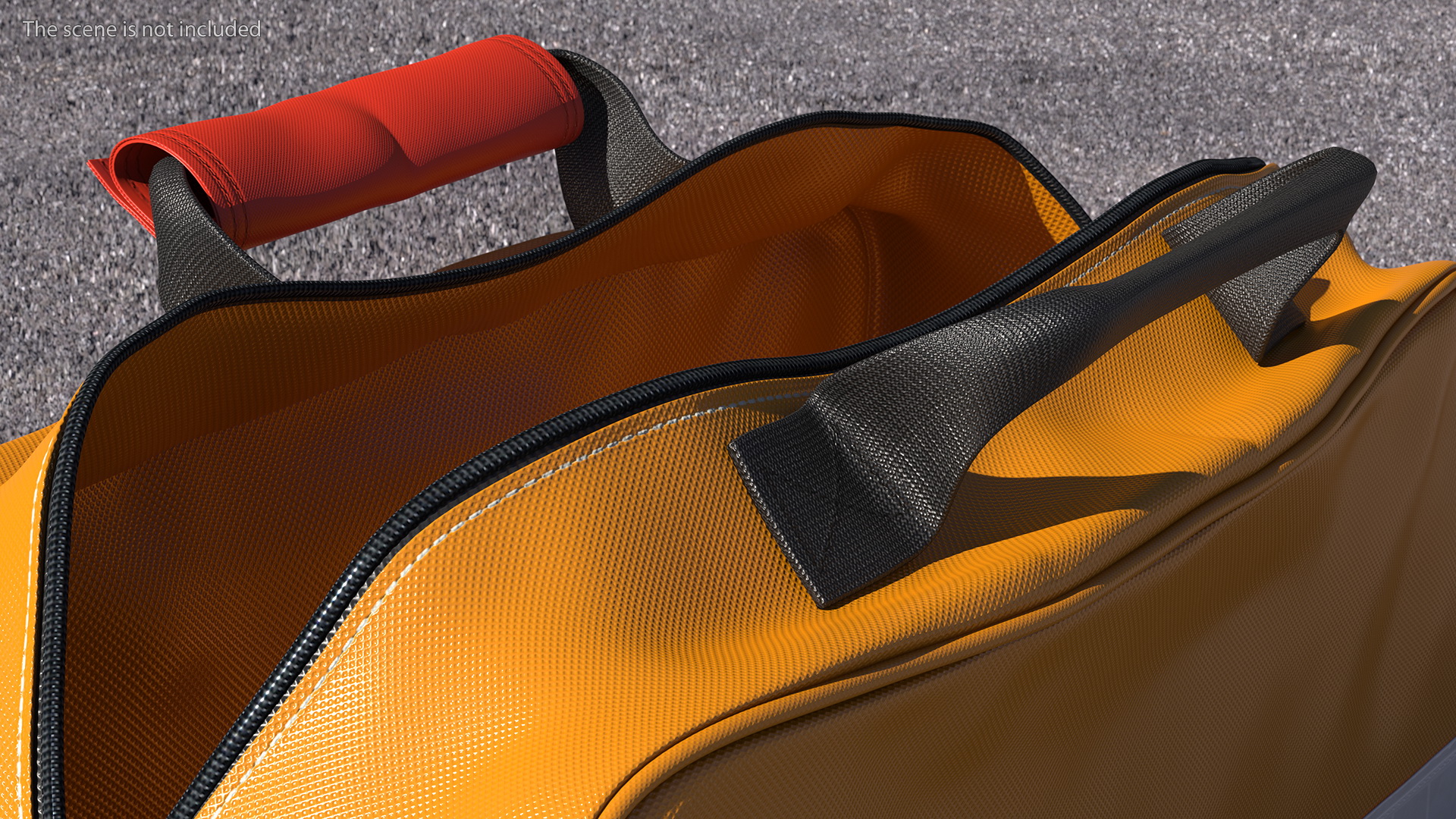 First Secure Car Travel Kit Bag Open Empty 3D