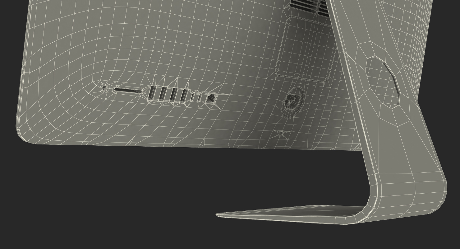 iMac Retina 5K Display Silver 3D model