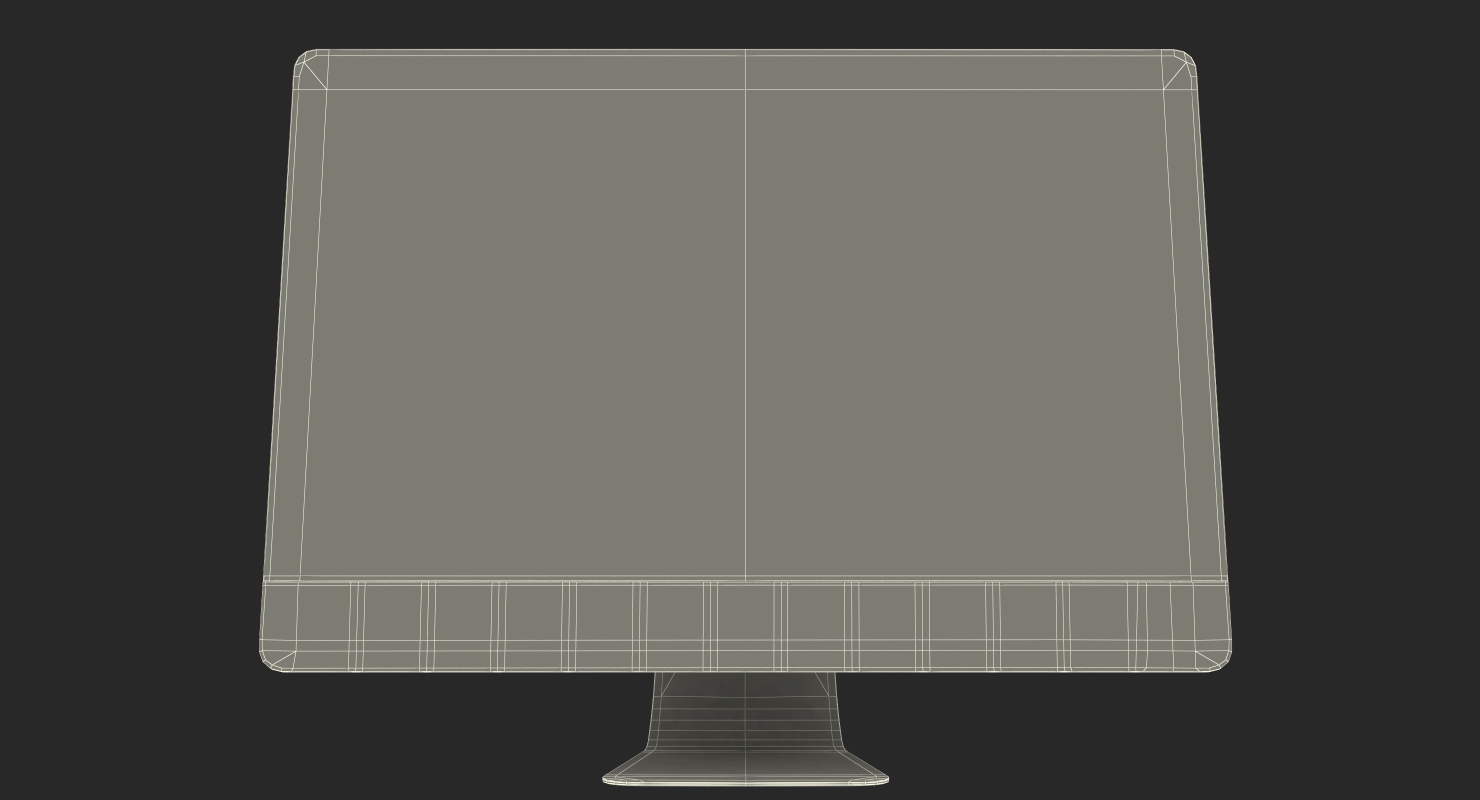 iMac Retina 5K Display Silver 3D model