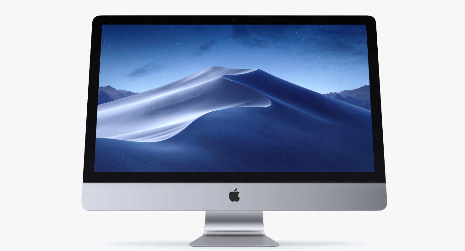 iMac Retina 5K Display Silver 3D model