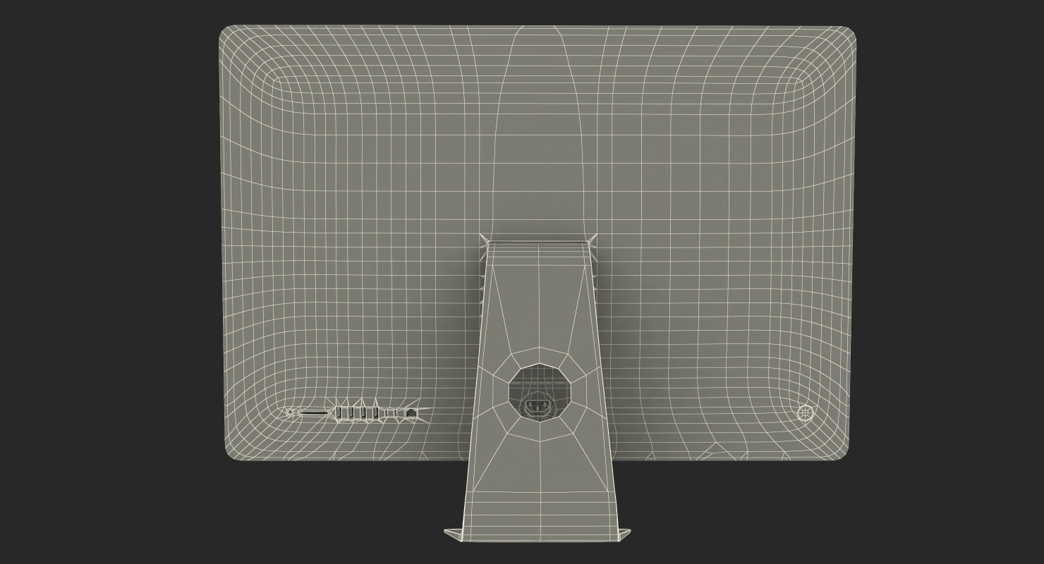 iMac Retina 5K Display Silver 3D model