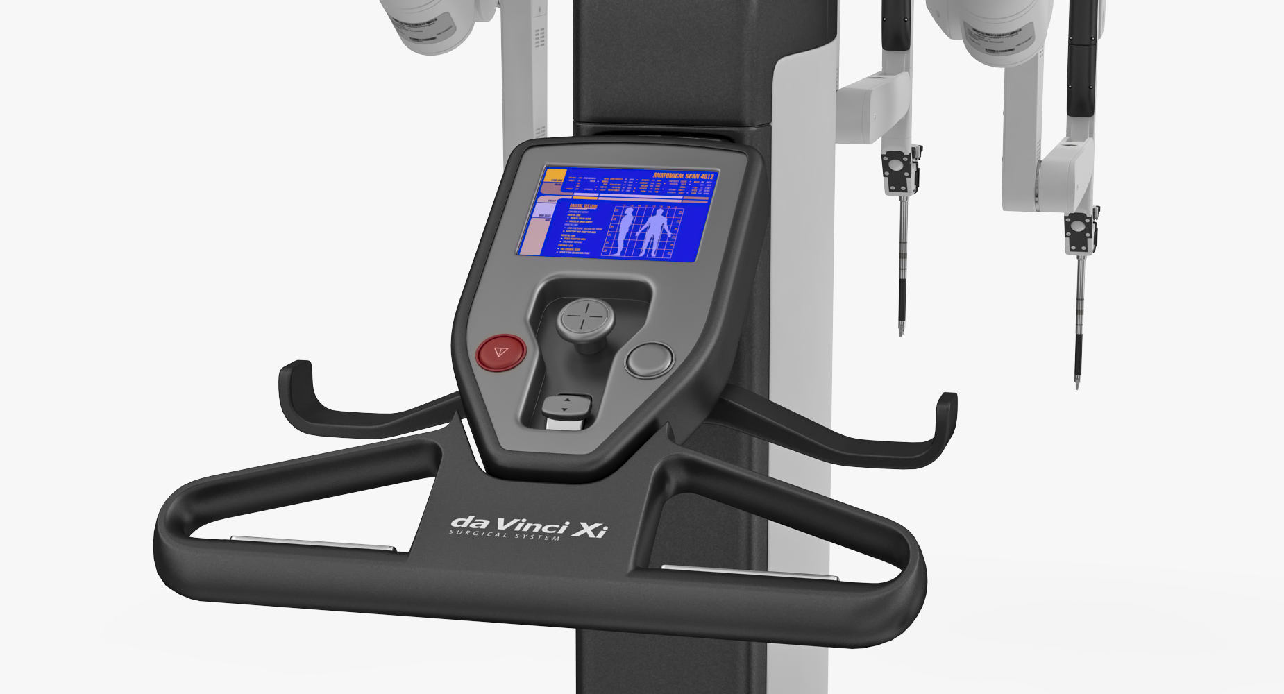 3D Da Vinci Surgical System Rigged