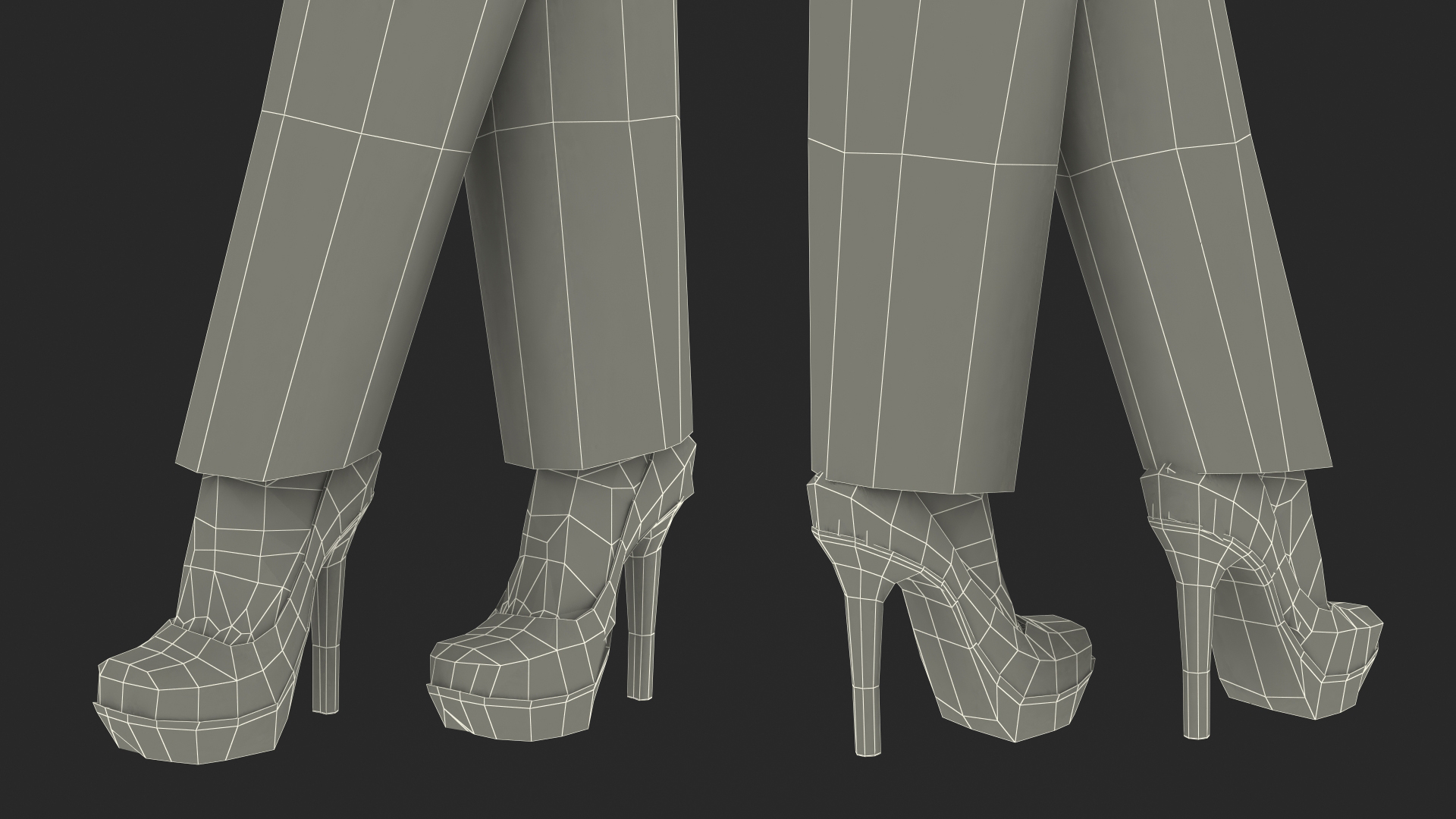 Woman in Business Suit 3D