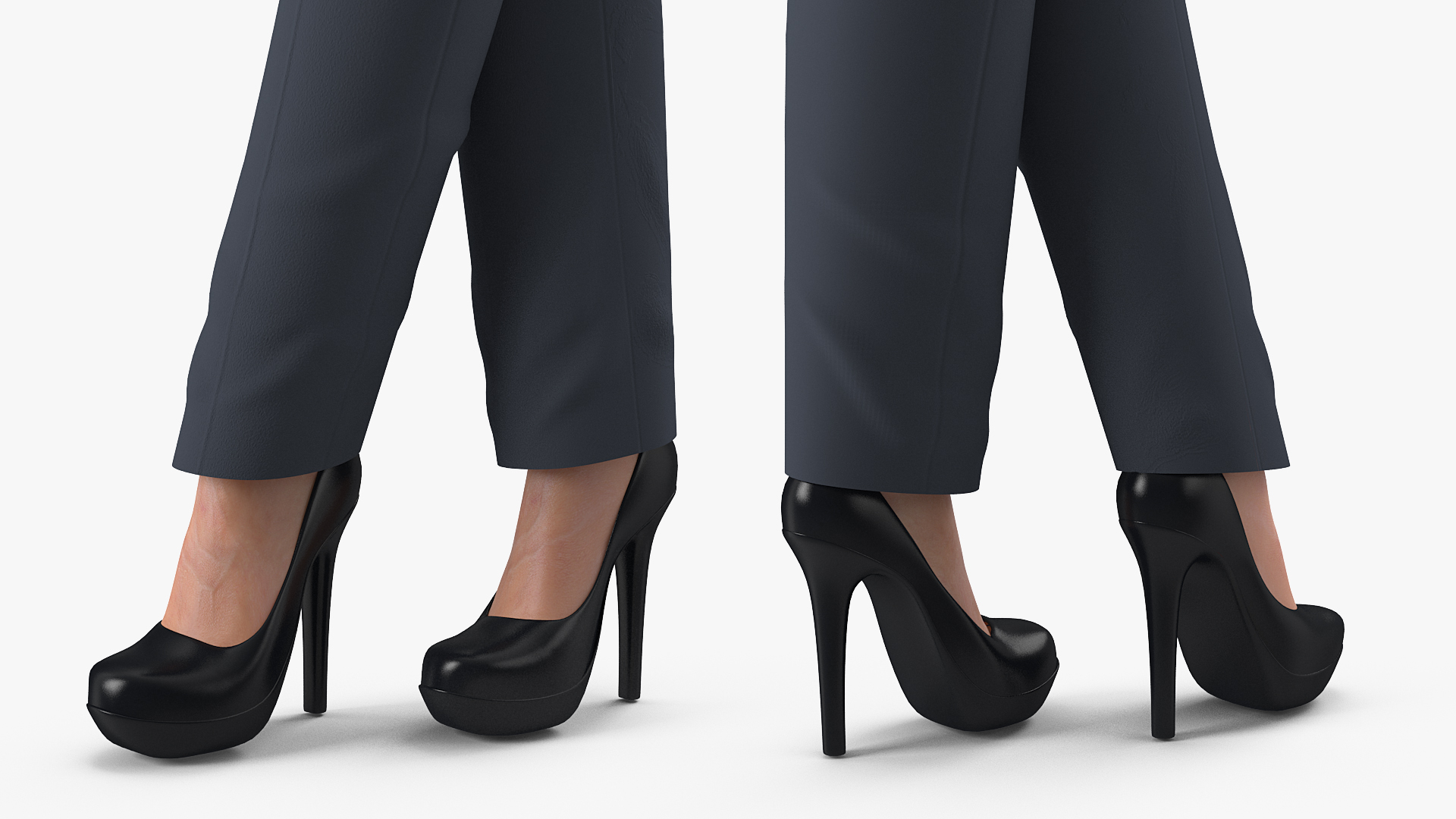 Woman in Business Suit 3D