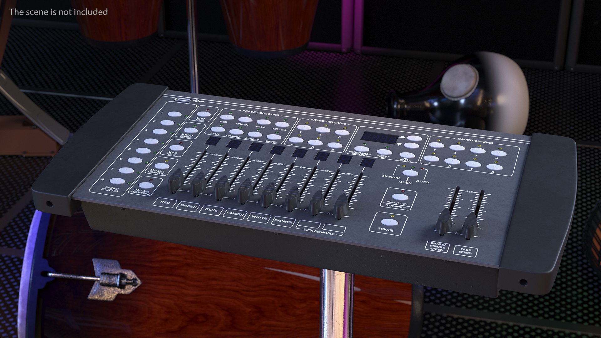 Universal DMX Light Controller OFF 3D model