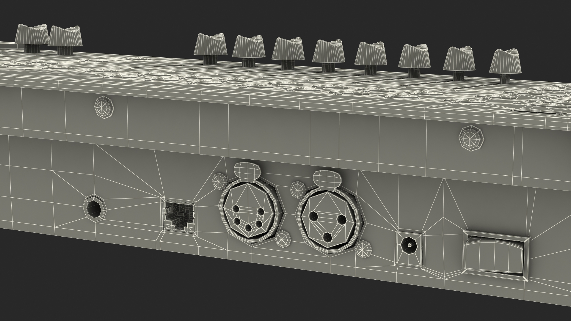Universal DMX Light Controller OFF 3D model