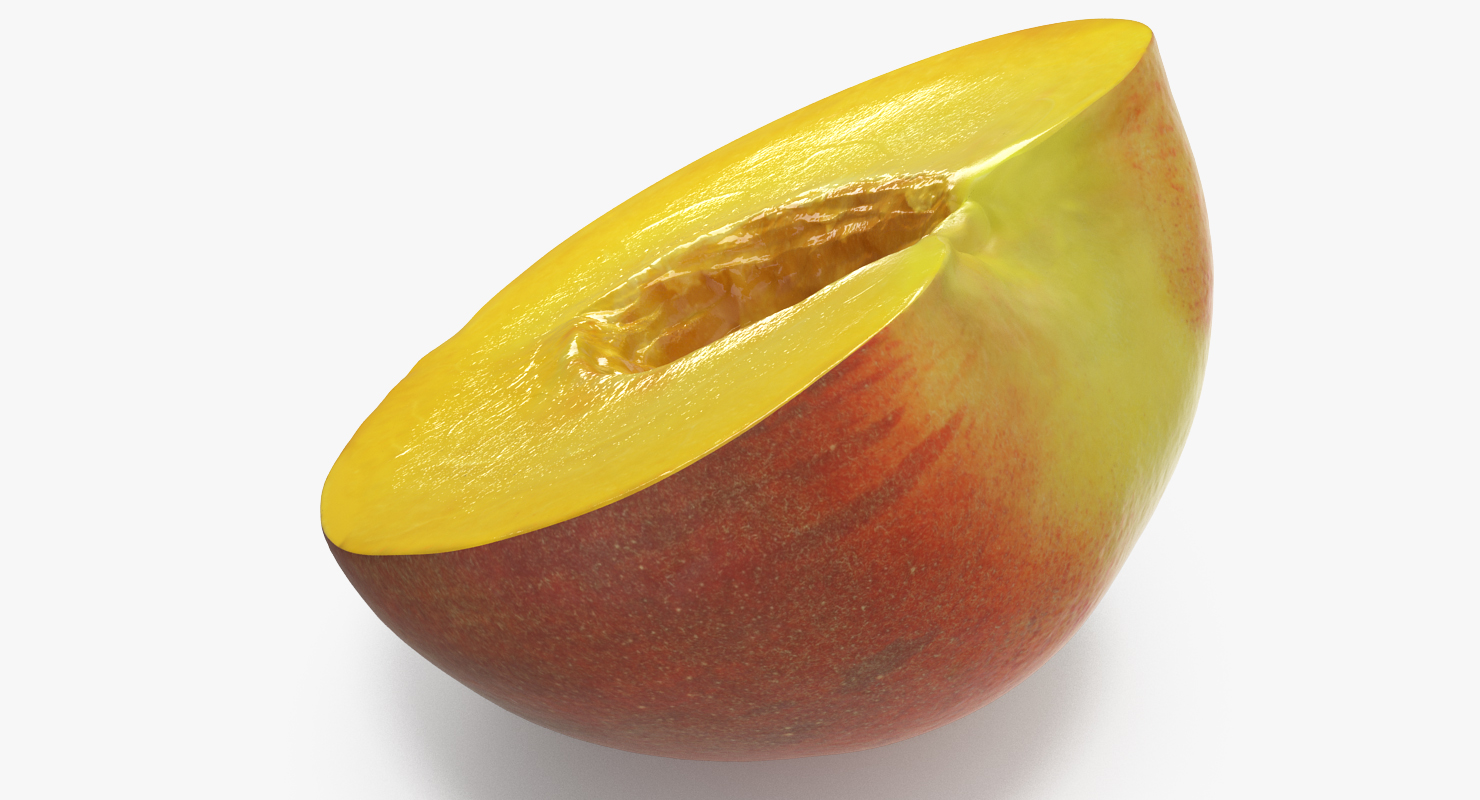 3D model Half Peach