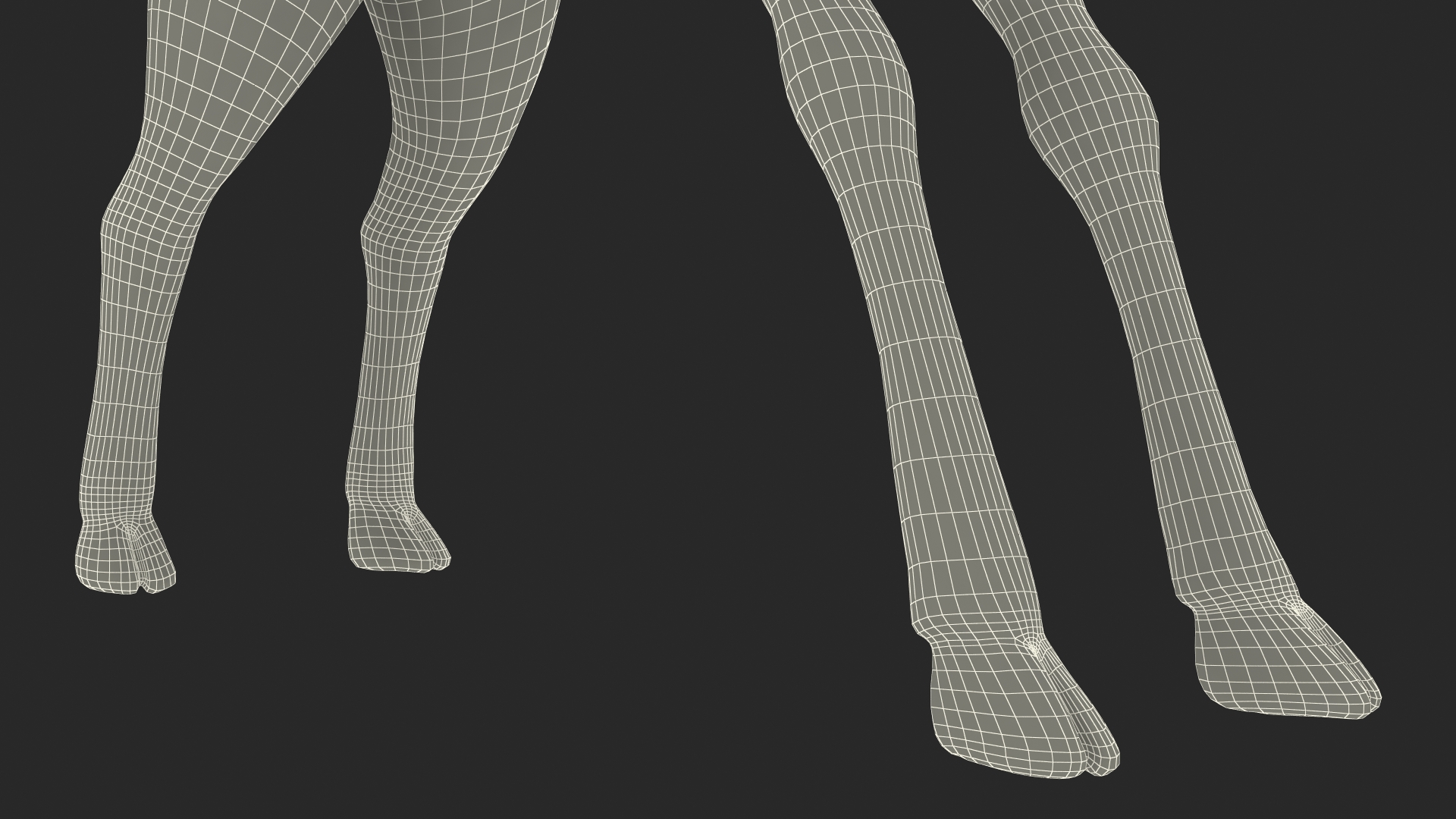 3D Cartoon Reindeer Rigged model