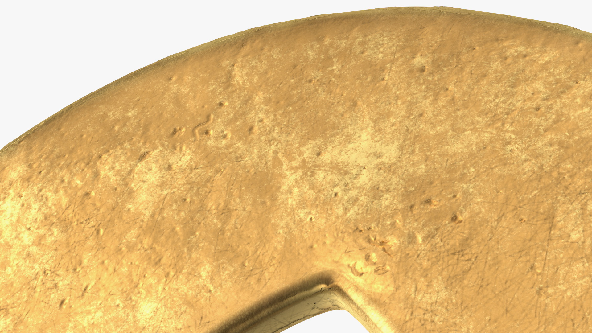3D Chinese Gold Coin Tang Dynasty Kai Yuan Tong Bao model