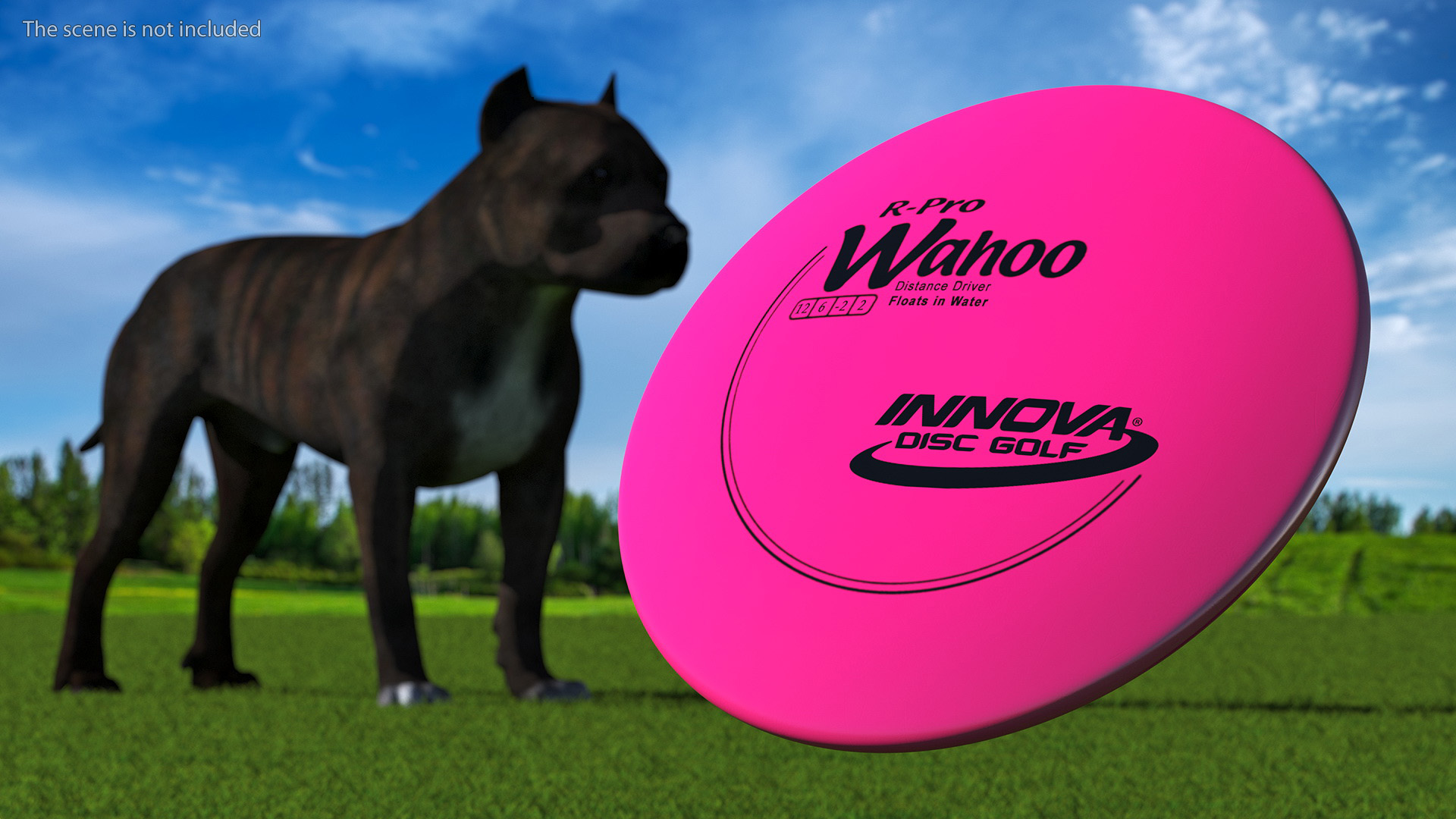 3D Frisbee Fetch Saucer Dog Toy model