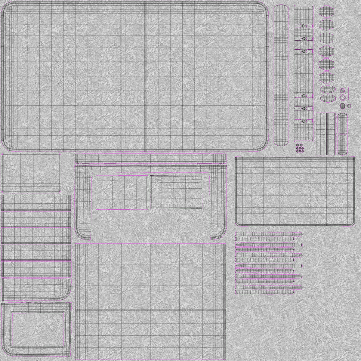 Weekly Organizer Closed White 3D model