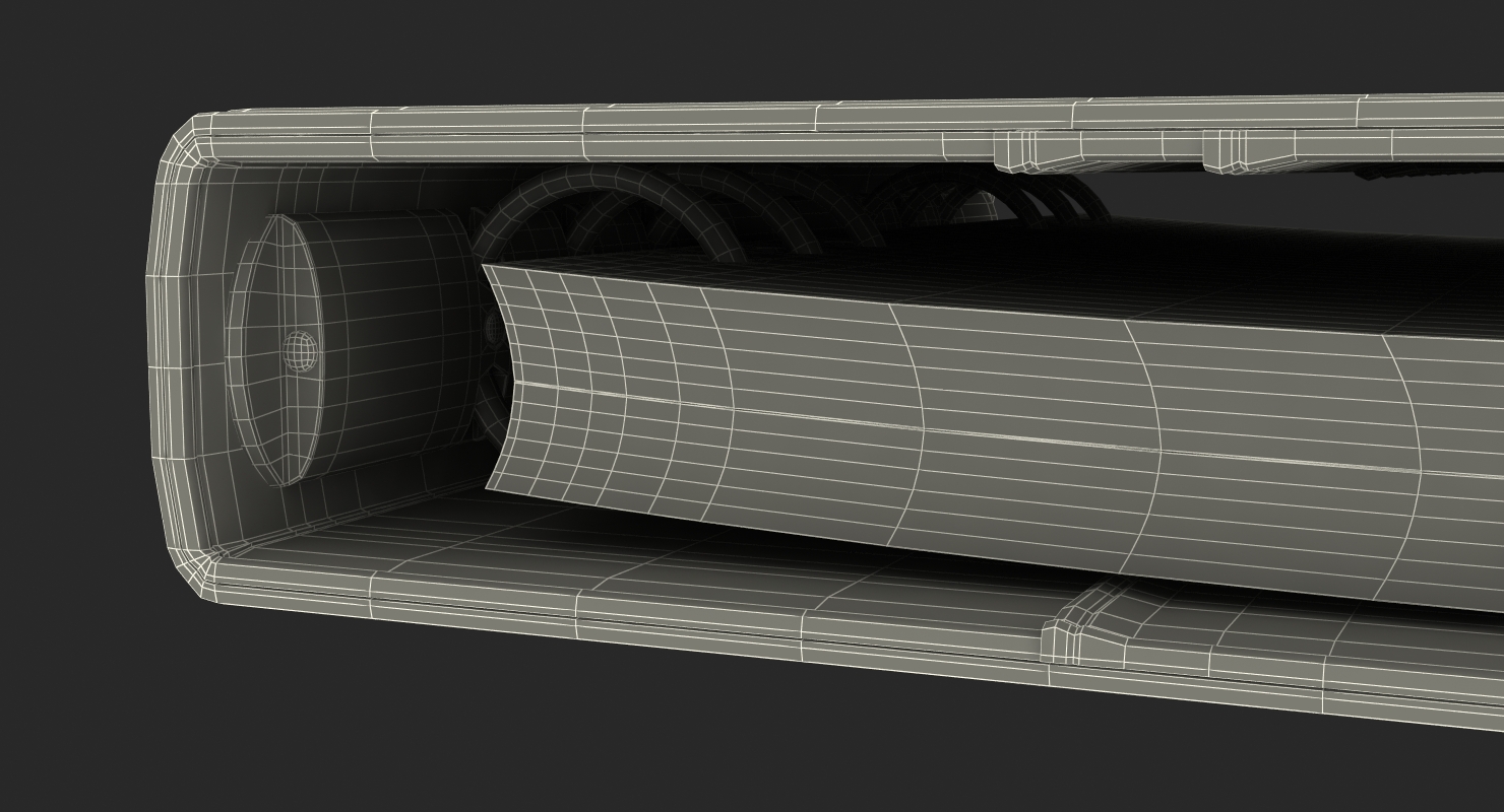 Weekly Organizer Closed White 3D model