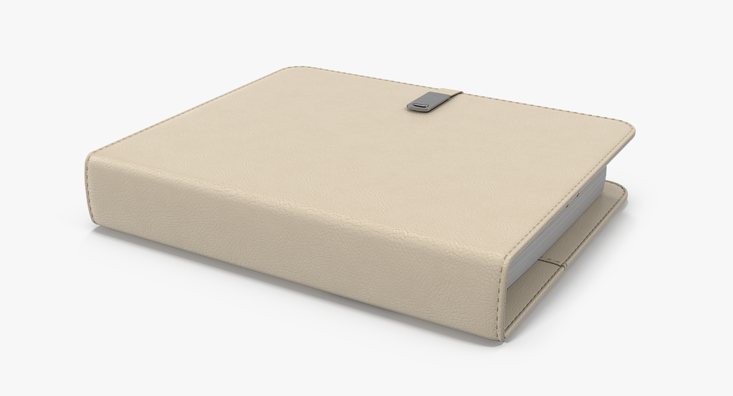 Weekly Organizer Closed White 3D model