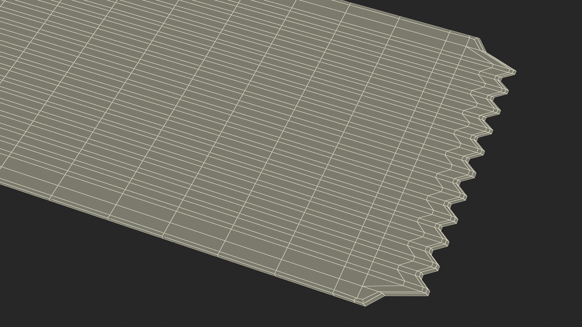 3D Event Admission Ticket Blank model