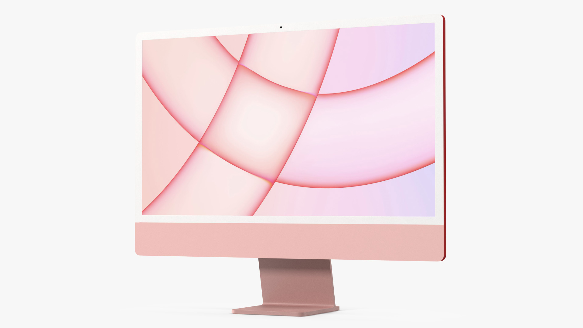 3D model Apple iMac 2021 Pink