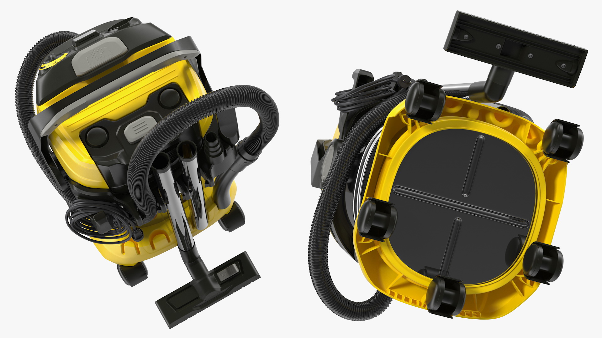 Karcher WD6 Multi-Purpose Vacuum Cleaner Folded 3D