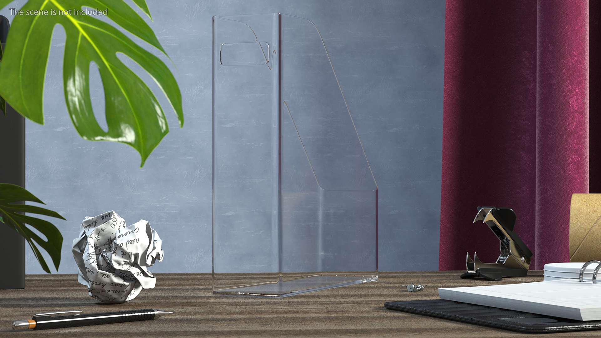 File Organizer Plastic Transparent 3D model