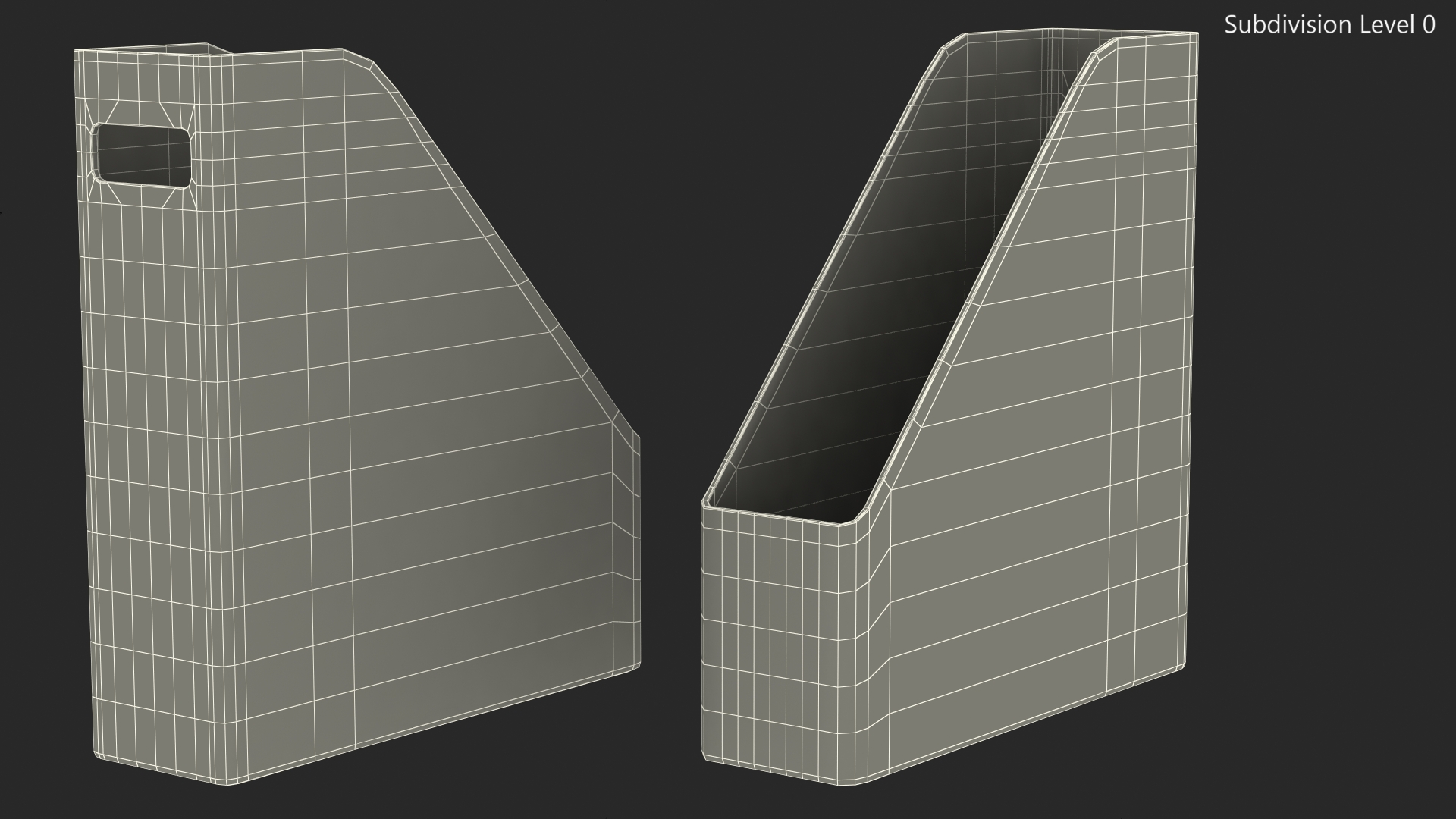 File Organizer Plastic Transparent 3D model