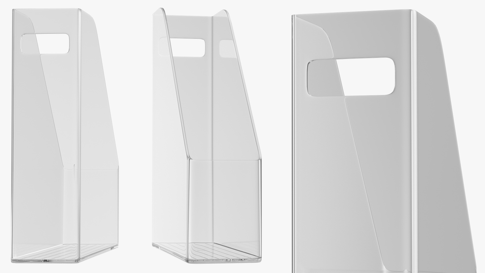 File Organizer Plastic Transparent 3D model