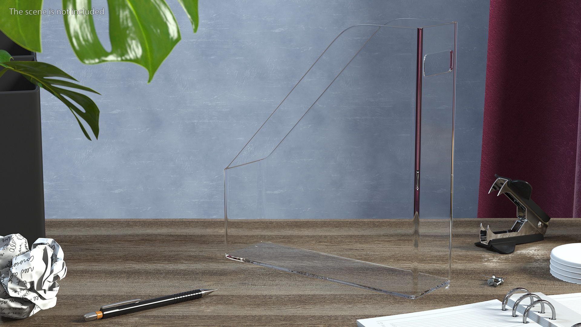 File Organizer Plastic Transparent 3D model